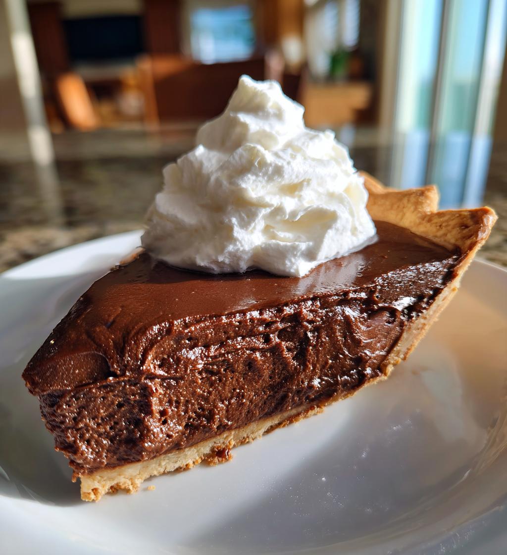 thanksgiving chocolate pie