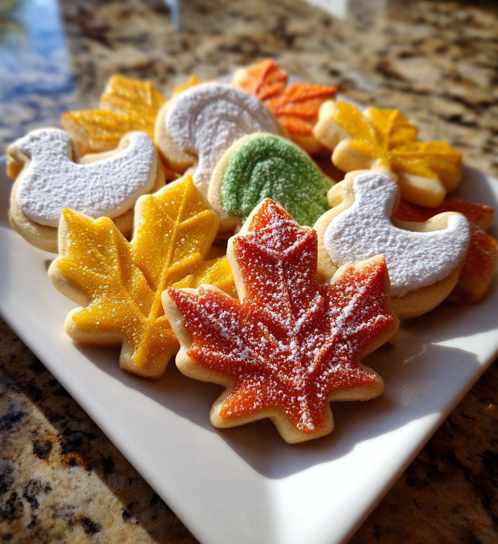 thanksgiving cutout cookies