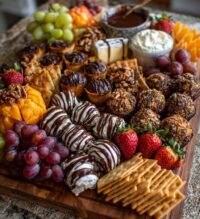 thanksgiving dessert charcuterie board