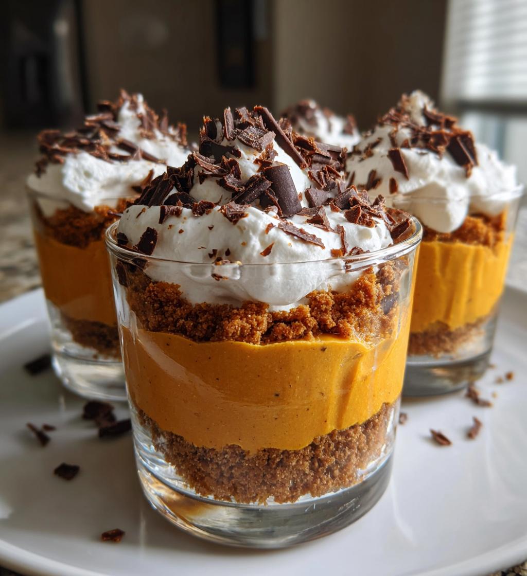 thanksgiving dessert cups