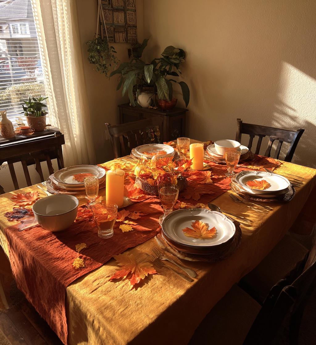 thanksgiving dinner aesthetic