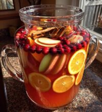 thanksgiving drink station