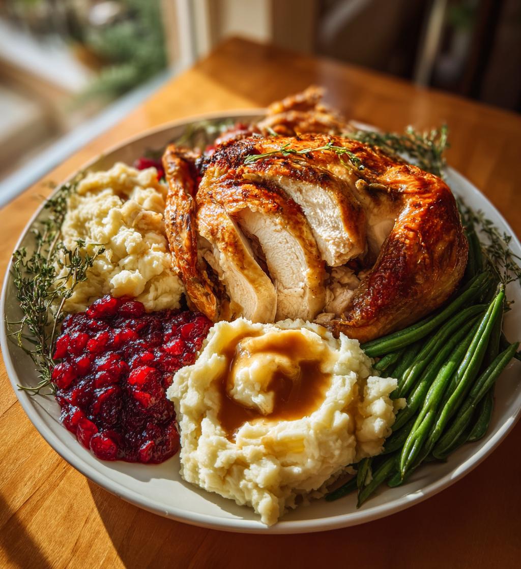 thanksgiving food display