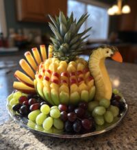 thanksgiving fruit turkey