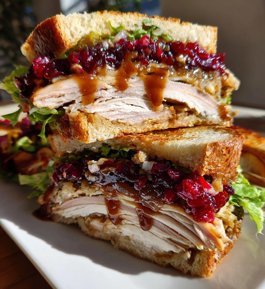 thanksgiving leftover sandwich