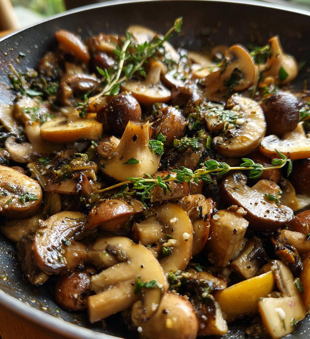 thanksgiving mushrooms side