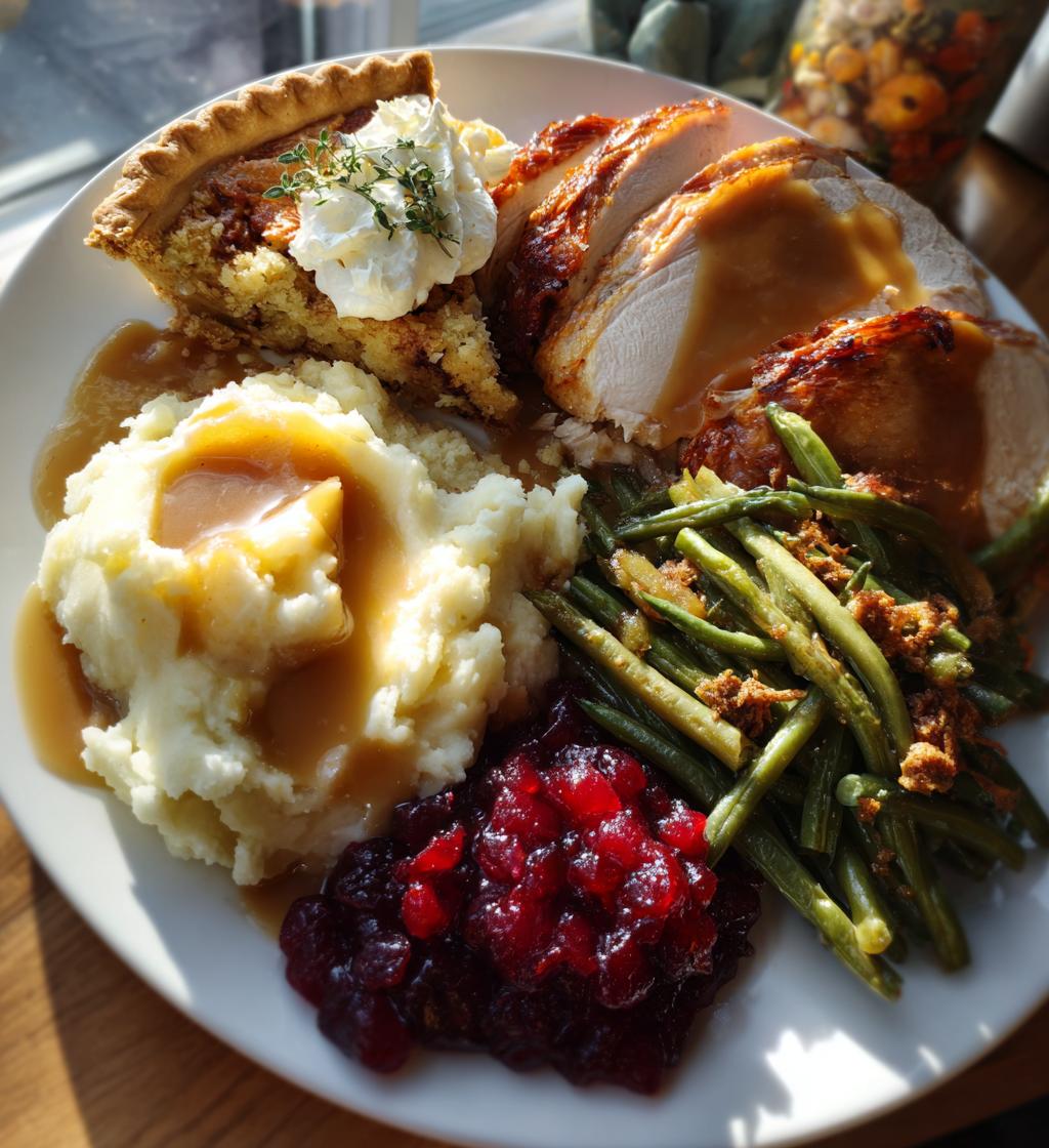 thanksgiving plates food