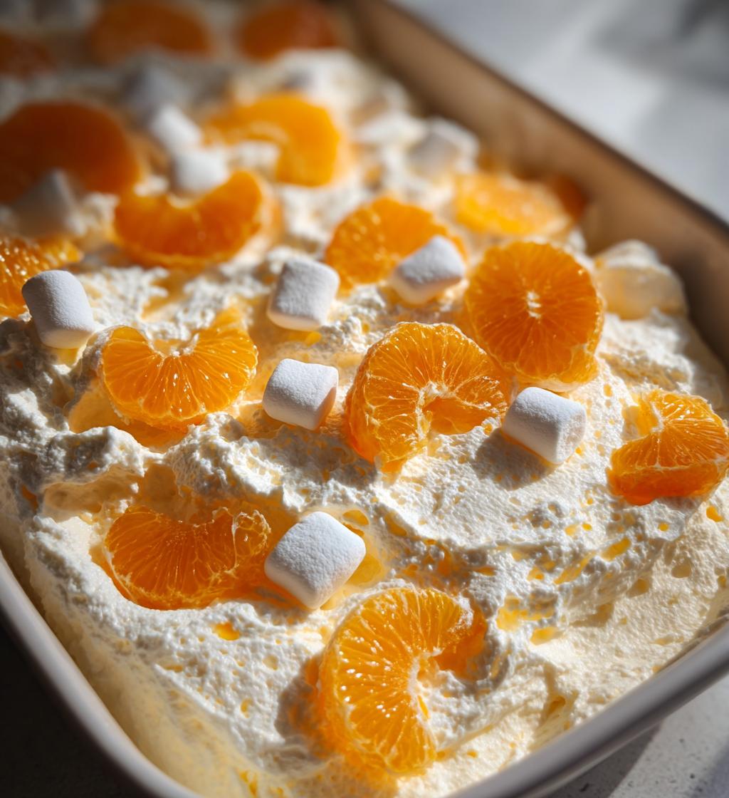 the best orange fluff recipe - detail 1