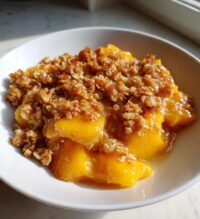 the best peach crisp recipe
