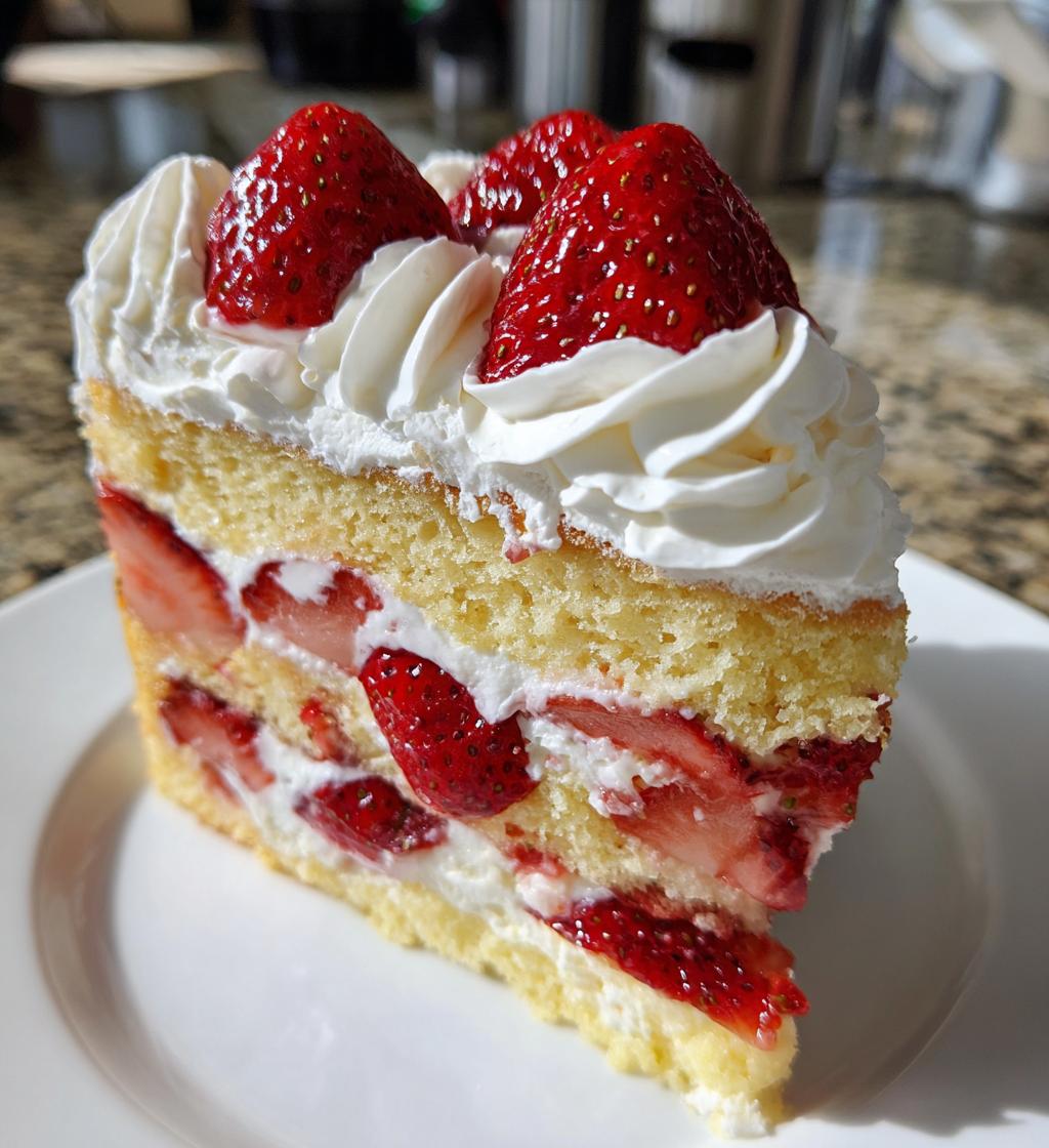 the best strawberry cake ever