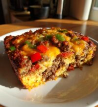 try this easy loaded meatloaf casserole for a family favorite dinner