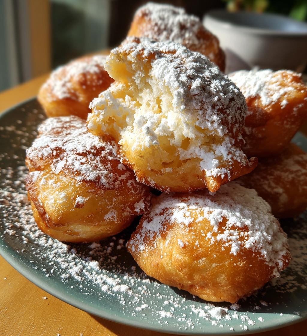 vanilla french beignets
