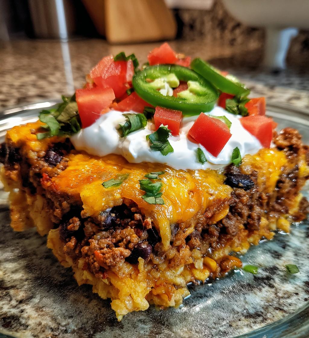 walking taco casserole