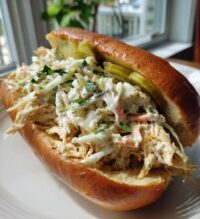 white bbq chicken subs perfect summer sandwich