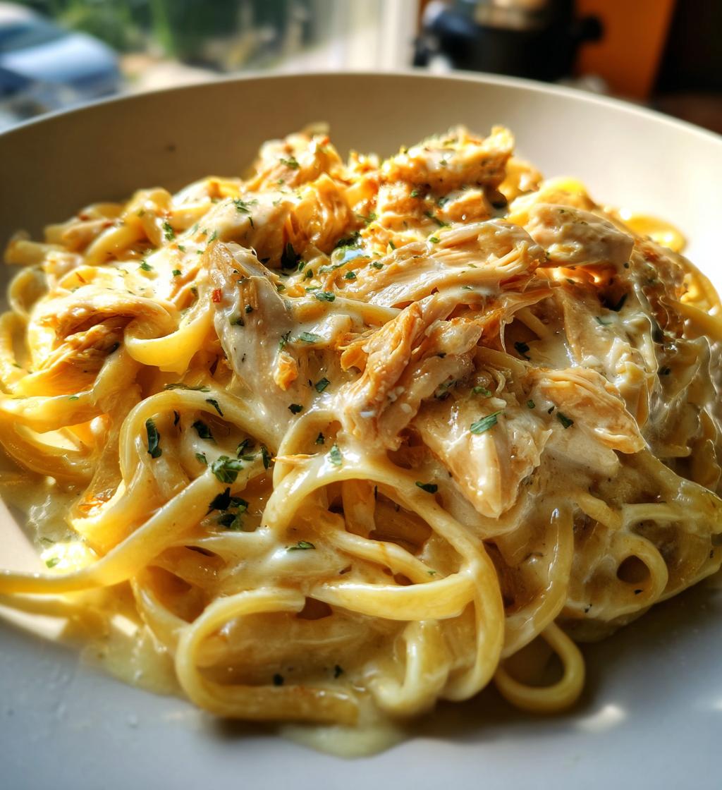 white cheddar chicken pasta - detail 1