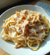 white cheddar chicken pasta