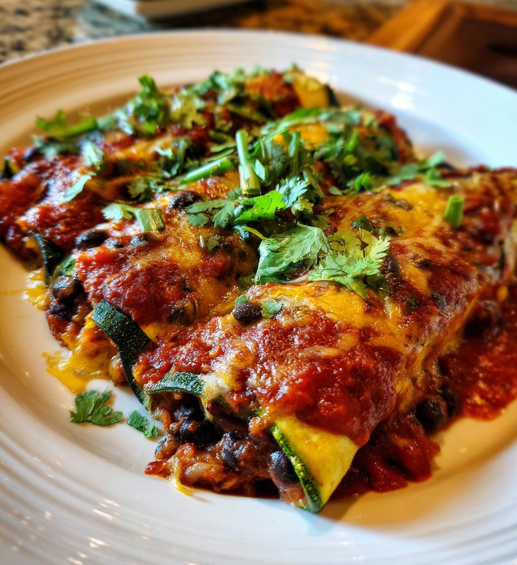 zucchini enchiladas - detail 1