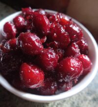 candied cranberries