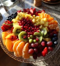 christmas fruit platter