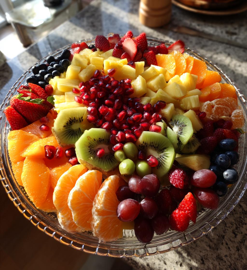 christmas fruit platter