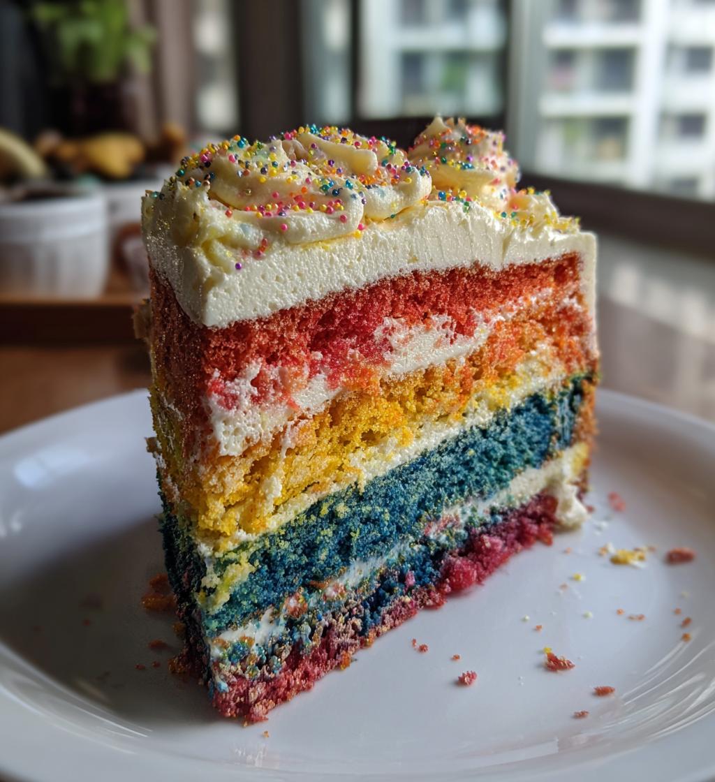 colorful new year cakes