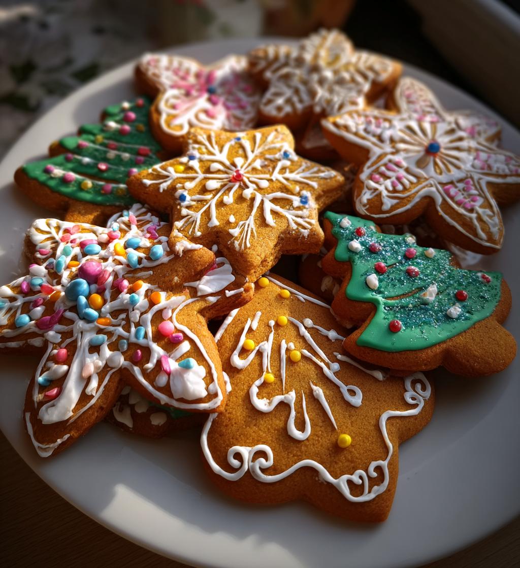 gingerbread cookies decorated