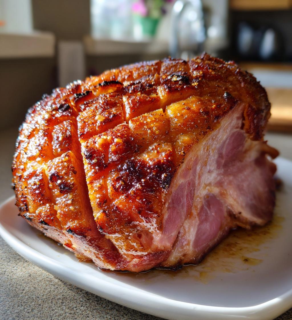 glazed ham