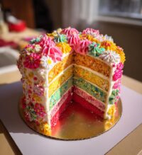 new year theme cake
