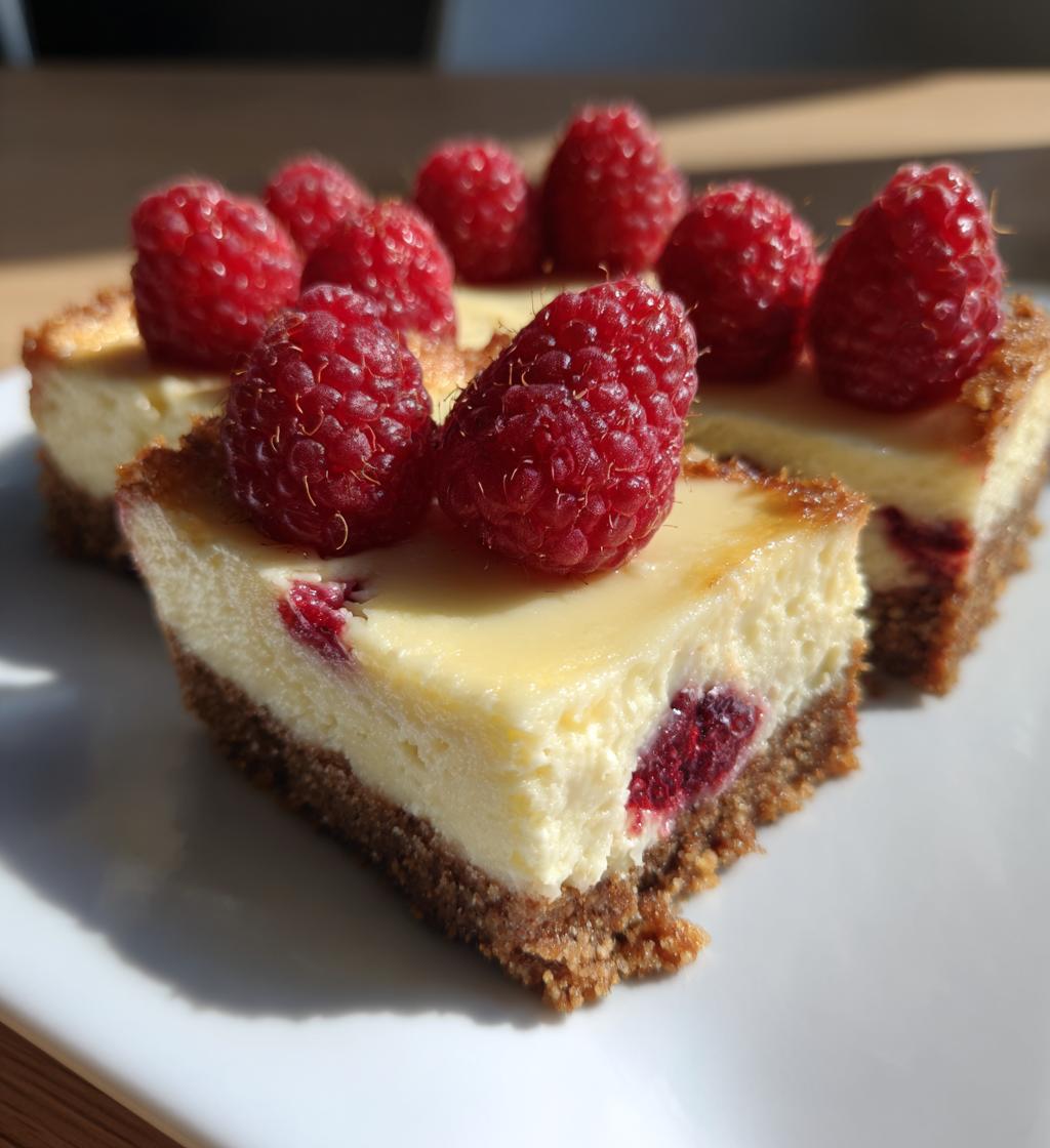 raspberry cheesecake bars