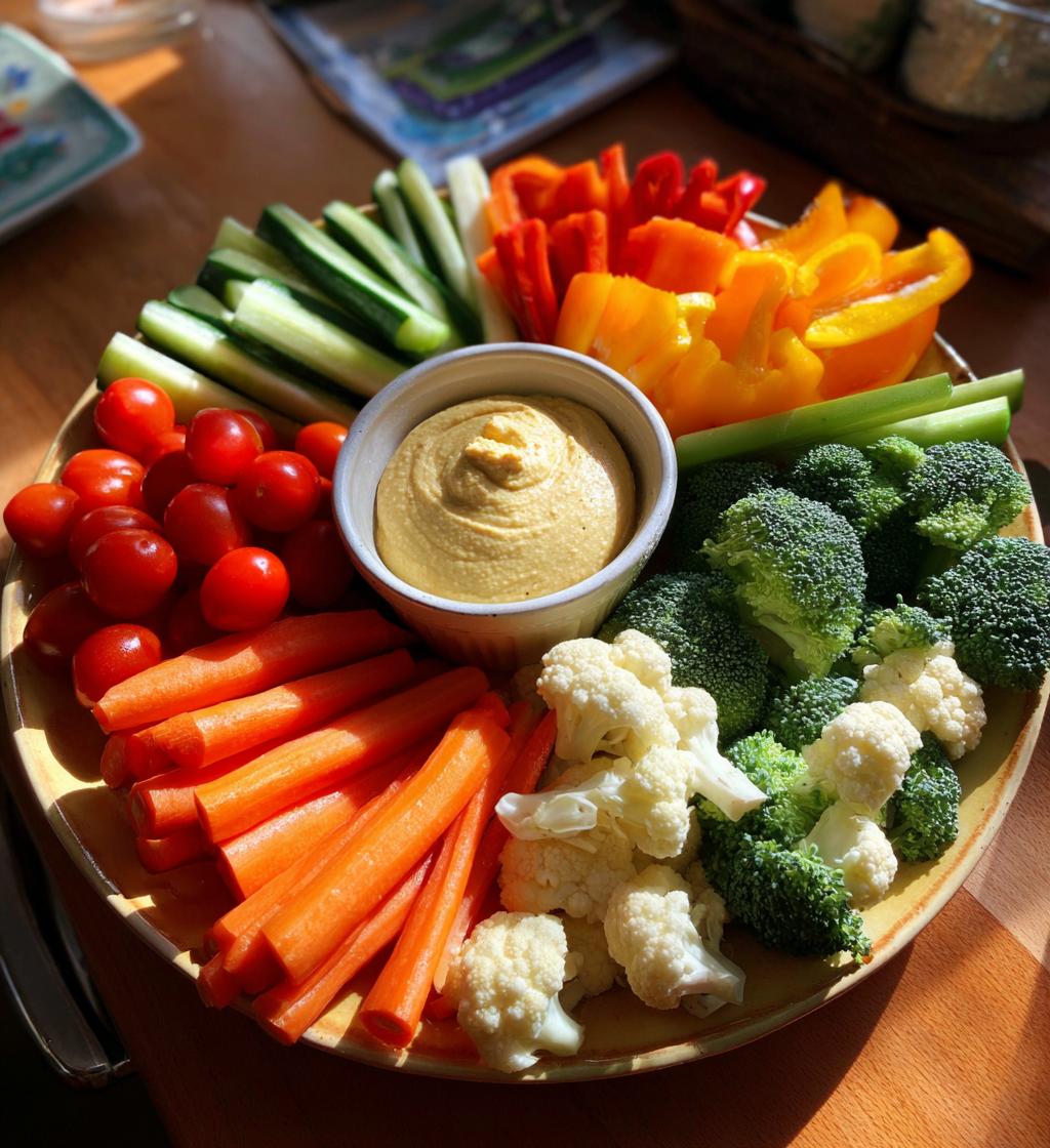 thanksgiving veggie platter