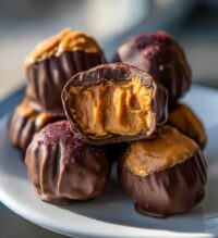 christmas peanut butter buckeyes