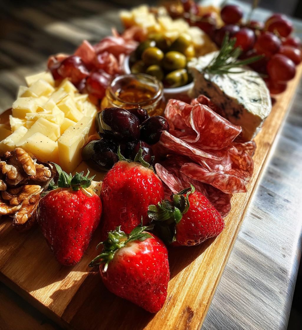 easy valentine charcuterie board