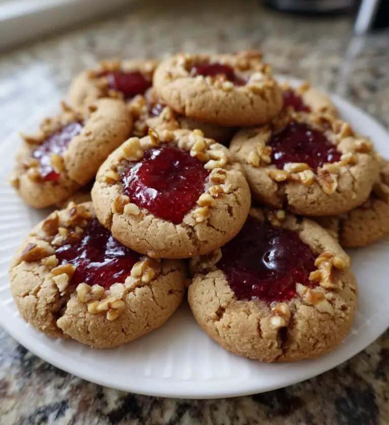Raspberry Walnut Thumbprint Cookies That Melt Hearts Forever – Vihaad ...